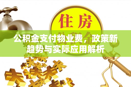明山公积金支付物业费，政策新趋势与实际应用解析