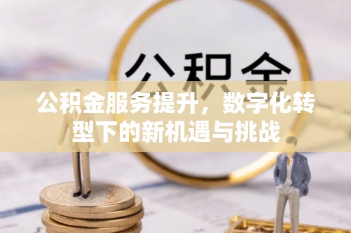明山公积金服务提升，数字化转型下的新机遇与挑战