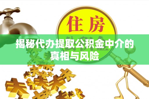 明山揭秘代办提取公积金中介的真相与风险