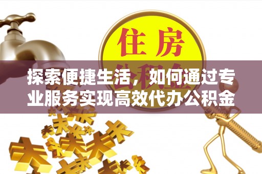 明山探索便捷生活，如何通过专业服务实现高效代办公积金提取