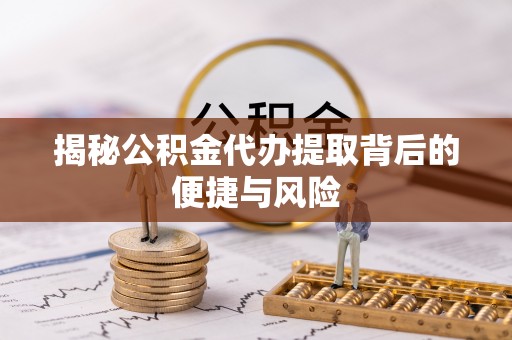 明山揭秘公积金代办提取背后的便捷与风险