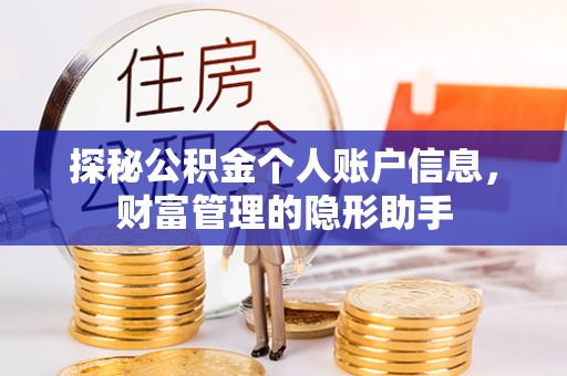 明山探秘公积金个人账户信息，财富管理的隐形助手
