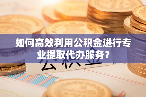 明山如何高效利用公积金进行专业提取代办服务？
